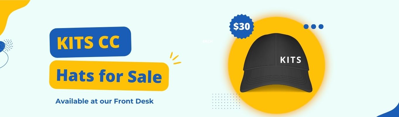 Kits CC Hats Now Available! Support the Kitsilano Community Centre Association and get your limited edition Kits Hat today! Hats are $30 each and can be purchased from our front desk, while supplies last.